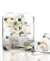 Simply beautiful, these Kurt Adler ball ornaments extend eye-catching elegance to every bough with a subtle iridescence in clear glass.