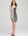 Rachel Roy Colonial Tile Jacquard Dress