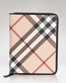 An iconic case for modern technology--store your iPad2 in style à la Burberry. An iconic case for modern technology--store your iPad2 in style à la Burberry.