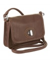 Fossil's casual and easy to wear Mini Mini combines the compactness of a wallet with the functionality of a crossbody silhouette.