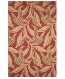 The Promenade Leaf area rug infuses contemporary leaf graphics with rich color, creating subtle, exotic appeal for the modern home. Neutral and warm tones make this pattern accessible to any room décor and its hand-tufted detailing makes it durable enough to withstand heavy traffic, indoors or out. The Promenade Leaf area rug infuses contemporary leaf graphics with rich color, creating subtle, exotic appeal for the modern home. Neutral and warm tones make this pattern accessible to any room décor and its hand-tufted detailing makes it durable enough to withstand heavy traffic, indoors or out.