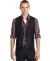 Dress this Kenneth Cole Reaction vest up or down for equally stylish looks.
