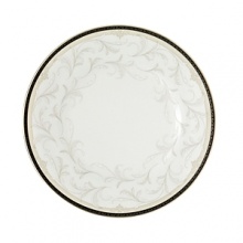 Brocade achieves an understated elegance by a combination of three design elements: a richly textured pattern of acanthus leaves; the neutral versatility of taupe; and a dramatic black band with Greek key detailing in platinum. Brocade achieves an understated elegance by a combination of three design elements: a richly textured pattern of acanthus leaves; the neutral versatility of taupe; and a dramatic black band with Greek key detailing in platinum.