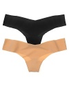 A smooth seamless v-shaped thong with an extremely soft waistband.