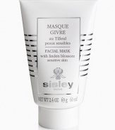 An exceptionally gentle cream-mask to soothe the most sensitive skins. The softening virtues of Facial Mask with Linden Blossom: relax and smooth the features, restore radiance and unify the complexion, eliminate impurities from the skin surface.Directions for Use: Apply an even layer of Facial Mask with Linden Blossom to perfectly cleansed skin; leave on for 15-20 minutes. Rinse thoroughly with lukewarm water, and complete with the lotion best suited to your skin type.
