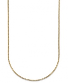 Once more, with feeling. Giani Bernini's popcorn chain, set in stunning 24k gold over sterling silver, offers a textured feel to enhance the attraction. Approximate length: 20 inches. Once more, with feeling. Giani Bernini's popcorn chain, set in stunning 24k gold over sterling silver, offers a textured feel to enhance the attraction. Approximate length: 20 inches.