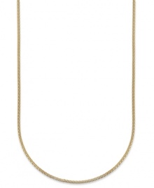 Once more, with feeling. Giani Bernini's popcorn chain, set in stunning 24k gold over sterling silver, offers a textured feel to enhance the attraction. Approximate length: 20 inches.