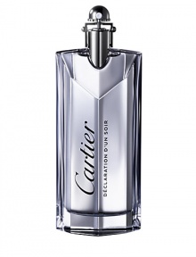 Déclaration d'un Soir, the new masculine fragrance of the Maison Cartier, was created to add spice to life, make hearts beat and encourage men to declare their love. Fresh, spicy, woody cocktail combines 2 exceptional ingredients: the energy of pepper, the elegance of Sandalwood and a few drops of rose to captivate women. A creation by Mathilde Laurent, in-house perfumer. Made in France. Déclaration d'un Soir, the new masculine fragrance of the Maison Cartier, was created to add spice to life, make hearts beat and encourage men to declare their love. Fresh, spicy, woody cocktail combines 2 exceptional ingredients: the energy of pepper, the elegance of Sandalwood and a few drops of rose to captivate women. A creation by Mathilde Laurent, in-house perfumer. Made in France.