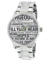 Keep words of wisdom at your fingertips with this BCBGeneration watch.