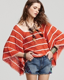 Free People Top - La Bonita Yarn Cape