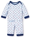 Absorba Infant Boys' Boats Design Loungewear Top & Pant Set - Sizes 0-9 Months