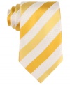 Bold stripes make an instant statement. Get the job done with this striped tie from Donald Trump.