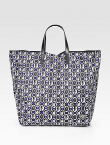 Bring Your Own Bag silhouette is printed on this versatile nylon shopper.Double top handleNylon14W x 15H x 8DMade in Italy Bring Your Own Bag silhouette is printed on this versatile nylon shopper.Double top handleNylon14W x 15H x 8DMade in Italy