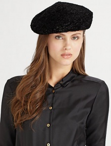 Classic felt beret for a timeless chic look.80% acrylic/20% polyester Specialist clean only Made in USA of imported material Classic felt beret for a timeless chic look.80% acrylic/20% polyester Specialist clean only Made in USA of imported material