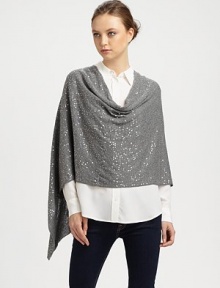 Put on the glitz with this fully sequined design.CottonHandkerchief hemAbout 21 from shoulder to hemHand wash inside outImported Put on the glitz with this fully sequined design.CottonHandkerchief hemAbout 21 from shoulder to hemHand wash inside outImported