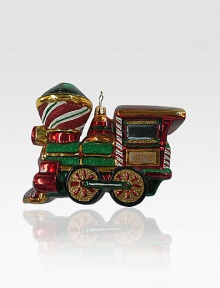 EXCLUSIVELY AT SAKS. Handmade by skilled artisans, this sparkling glass ornament is the perfect gift for your loved one. Hand-blownHand-painted4¾ wideImported EXCLUSIVELY AT SAKS. Handmade by skilled artisans, this sparkling glass ornament is the perfect gift for your loved one. Hand-blownHand-painted4¾ wideImported
