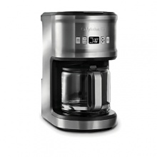 The Calphalon Quick Brew 12-Cup Coffeemaker delivers premium flavor in less time. The removable water tank lets you fill up with fresh water directly at the sink, eliminating extra steps. Custom settings, including brew strength and 1 4 cup batch size, help you brew the perfect cup. And if you like your coffee ready when you wake up, the 24-hour programmable timer can be set up in advance. The Calphalon Quick Brew 12-Cup Coffeemaker delivers premium flavor in less time. The removable water tank lets you fill up with fresh water directly at the sink, eliminating extra steps. Custom settings, including brew strength and 1 4 cup batch size, help you brew the perfect cup. And if you like your coffee ready when you wake up, the 24-hour programmable timer can be set up in advance.