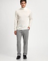 EXCLUSIVELY OURS. A cold weather essential in an impeccably stitched merino wool blend.TurtleneckRibbed knit collar, cuffs and hem50% merino wool/50% acrylicMachine washImported