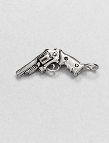 This sterling silver charm highlights impeccable craftsmanship and attention to detail and fine rhodium plating for extra shine and definition.Sterling silverAbout .62 x 1.75Made in USA This sterling silver charm highlights impeccable craftsmanship and attention to detail and fine rhodium plating for extra shine and definition.Sterling silverAbout .62 x 1.75Made in USA