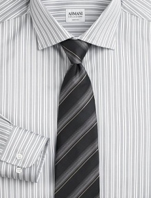A sartorial standard in beautifully crafted, striped Italian silk. Silk Dry clean Made in Italy A sartorial standard in beautifully crafted, striped Italian silk. Silk Dry clean Made in Italy