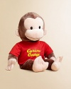 Everyone's favorite, inquisitive little monkey, in soft huggable plush, wearing his classic red shirt.16W X 26H X 14DRecommended for ages 1 and upPolyesterSurface washImported