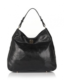 Tory Burch creates a luxe leather hobo that truly stands the test of time. Tory Burch creates a luxe leather hobo that truly stands the test of time.