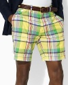 An essential classic-fitting short is crafted from vibrant cotton madras for a preppy vintage polish.