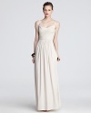 Exude understated elegance in this BCBGMAXAZRIA strapless maxi dress, cut in a clean, minimalist silhouette.