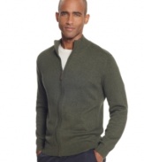 Appreciate the finer things with Tasso Elba's sleek mock neck sweater in smooth fine-gauge cotton and a subtle ribbed design to finish. (Clearance)