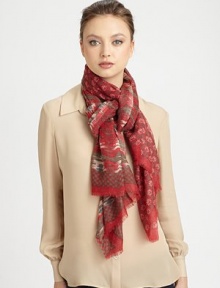 A fascinating design made from luxurious Indian wool.About 26 X 79WoolDry cleanImported A fascinating design made from luxurious Indian wool.About 26 X 79WoolDry cleanImported