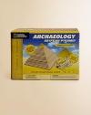 Play the role of archaeologist as you explore this pyramid model and the treasures buried within. After using hieroglyphics to decipher the secret to unlocking the pyramid, use tools and techniques similar to those of a real archaeologist to carefully excavate a sarcophagus and four canopic urns from the hardened sandy catacomb inside. Practice the best techniques for excavation on an archaeological site.