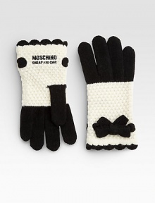 EXCLUSIVELY AT SAKS. Crafted from a beautiful gypsy yarn crochet, these ultra-cozy, ultra-plush gloves are designed with a scalloped trim and bow.Wool/rayon/nylon/cashmerePull-on styleLength, about 8Dry cleanMade in Italy EXCLUSIVELY AT SAKS. Crafted from a beautiful gypsy yarn crochet, these ultra-cozy, ultra-plush gloves are designed with a scalloped trim and bow.Wool/rayon/nylon/cashmerePull-on styleLength, about 8Dry cleanMade in Italy