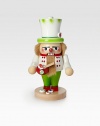 Here's a sweet addition to your nutcracker collection, completely hand-crafted in Germany and detailed with holiday peppermints.6½ X 6 X 11HCarved woodMade in Germany
