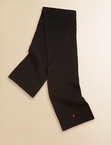 A cozy knit scarf is rendered in merino wool for sumptuously soft protection from the cold.60.5 X 8.5WoolMachine washImported A cozy knit scarf is rendered in merino wool for sumptuously soft protection from the cold.60.5 X 8.5WoolMachine washImported