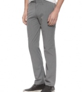 Don't get pinned down with boring style.  These striped pants from Kenneth Cole Reaction raise your game.