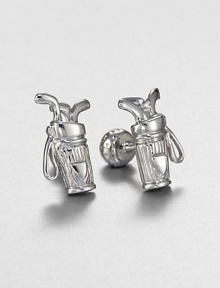 A great gift for the golfer and a charming dress shirt accent for the sporty man of style, crafted in fine sterling silver. Sterling silverMade in USA A great gift for the golfer and a charming dress shirt accent for the sporty man of style, crafted in fine sterling silver. Sterling silverMade in USA