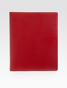 A remarkable design that reflects expert craftsmanship and attention to detail, this leather cover ensures that your iPad device will be protected and secured in style.Accommodates all iPad modelsInterior slip pocketLeather9W x 10HImported A remarkable design that reflects expert craftsmanship and attention to detail, this leather cover ensures that your iPad device will be protected and secured in style.Accommodates all iPad modelsInterior slip pocketLeather9W x 10HImported