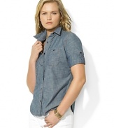 A crisp cotton shirt crafted for an exquisitely tailored fit.