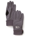 Sporty gloves in a cozy and stretchy fabric keeps hands toasty on the coldest of days.