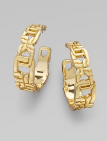A future classic, this bold yet elegant design will take you from day to night. 14k goldplated brassPost back Imported A future classic, this bold yet elegant design will take you from day to night. 14k goldplated brassPost back Imported