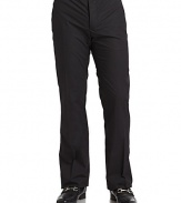 THE LOOKWaistband with belt loopsButton flyVertical welt pocketsCreased front and back legsBack patch pocketsTHE FITRise, about 9Inseam, about 33THE MATERIALCottonCARE & ORIGINDry cleanMade in Italy