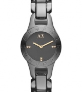 Flaunt your fashion sense with this dusky watch from AX Armani Exchange.