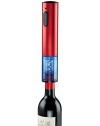 A wine opener as entertaining to watch as it is easy to use: see the blue light shine through the window as the cork is smoothly extracted from your bottle and released with the press of a button. Blue light doubles as a nightlight when the corkscrew is rechargingNot recommended for synthetic corks Stainless steel bodyIncludes foil cutter that also functions as a stand for the corkscrew8-hour charge10H X 2 diam.Imported