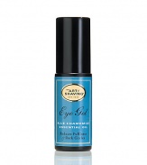 The Eye Gel is formulated with Blue Chamomile essential oil, a rare and precious essential oil that contains azulene, a natural anti-inflammatory that soothes and relieves puffiness. Horse chestnut extract reduces dark circles under the eye, while red marine algae hydrates the skin and minimizes the appearance of fine lines. Olive and jojoba oils moisturize and restore the skin's elasticity. 0.5 oz. 