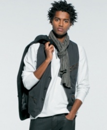 Rhythm and soul. This vest from Bar III riffs on your look for an low-key cool. Rhythm and soul. This vest from Bar III riffs on your look for an low-key cool.
