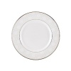 Carling Way - a beautiful tone on tone design of classic caning. Features a platinum rim on white bone body. Not only is cane a classic decorating element, but it is featured in Kate's handbag line and the Kate buyer will surely recognize this classic element as quintessentially Kate.