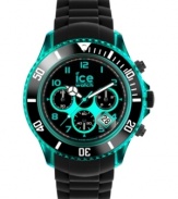 Come alive in this energetic chronograph watch from the Ice-Chrono Electrik collection by Ice-Watch.