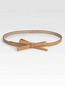 This charming design in supple leather is sugar and spice and everything nice. Width, about .5Made in Italy This charming design in supple leather is sugar and spice and everything nice. Width, about .5Made in Italy