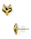 Feel fantastically foxy. Designers went wild for animal accessories this season, and this pair of gold plated earrings from Elizabeth and James is a cool way to work the trend.