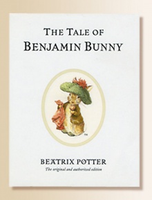 The book is a sequel to The Tale of Peter Rabbit, and tells of Peter's return to Mr. McGregor's garden with his cousin Benjamin to retrieve the clothes he lost there during his previous adventure. In Benjamin Bunny, Potter deepened the rabbit universe she created in Peter Rabbit, and, in doing so, suggested the rabbit world was parallel to the human world but complete and sufficient unto itself.Hardcover59 pages4.5 X 5.75HMade in Germany The book is a sequel to The Tale of Peter Rabbit, and tells of Peter's return to Mr. McGregor's garden with his cousin Benjamin to retrieve the clothes he lost there during his previous adventure. In Benjamin Bunny, Potter deepened the rabbit universe she created in Peter Rabbit, and, in doing so, suggested the rabbit world was parallel to the human world but complete and sufficient unto itself.Hardcover59 pages4.5 X 5.75HMade in Germany